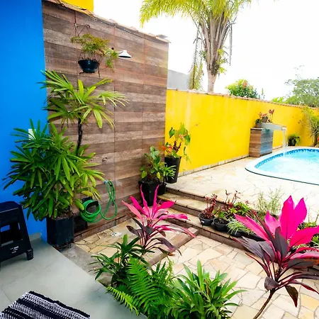 Casa Luna Peruibe, Piscina & Area Gourmet Exterior photo